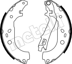 METELLI 53-0088 Brake Shoe...