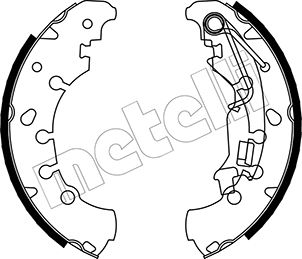 METELLI 53-0092 Brake Shoe...