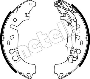 METELLI 53-0093 Brake Shoe...