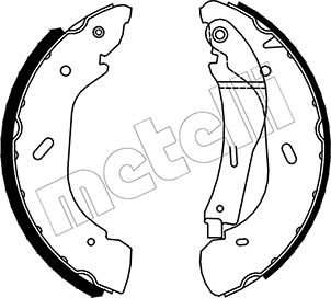 METELLI 53-0134 Brake Shoe...