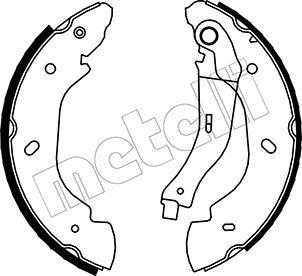 METELLI 53-0135 Brake Shoe...