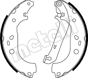 METELLI 53-0142 Brake Shoe...