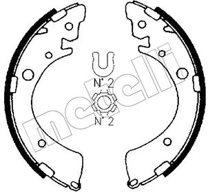 METELLI 53-0153 Brake Shoe...