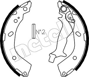 METELLI 53-0178 Brake Shoe...