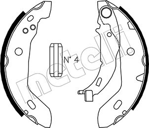METELLI 53-0235 Brake Shoe...