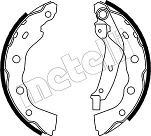 METELLI 53-0259 Brake Shoe...