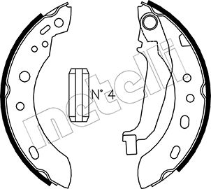 METELLI 53-0288 Brake Shoe...
