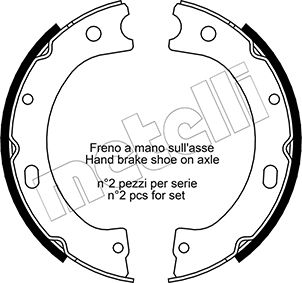 METELLI 53-0289 Brake Shoe...