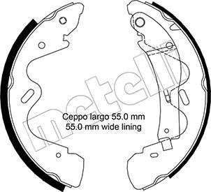 METELLI 53-0291 Brake Shoe...