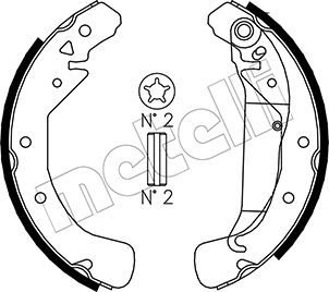 METELLI 53-0311 Brake Shoe...