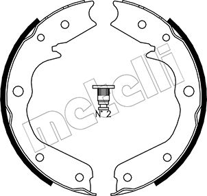 METELLI 53-0315 Brake Shoe...