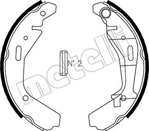METELLI 53-0318 Brake Shoe...