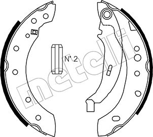 METELLI 53-0332 Brake Shoe...