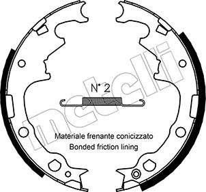 METELLI 53-0349 Brake Shoe...