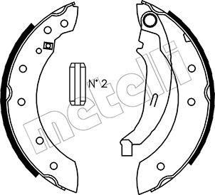 METELLI 53-0350 Brake Shoe...
