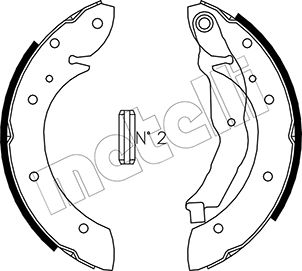 METELLI 53-0351 Brake Shoe...