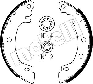 METELLI 53-0353 Brake Shoe...