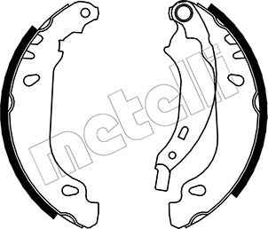 METELLI 53-0356 Brake Shoe...