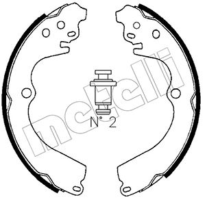 METELLI 53-0383 Brake Shoe...