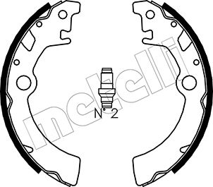 METELLI 53-0400 Brake Shoe...