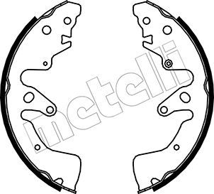 METELLI 53-0407 Brake Shoe...