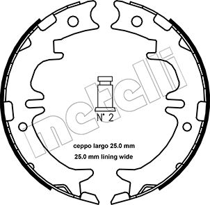 METELLI 53-0439 Brake Shoe...