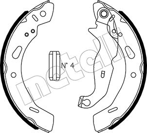 METELLI 53-0490 Brake Shoe...