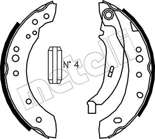 METELLI 53-0513 Brake Shoe...