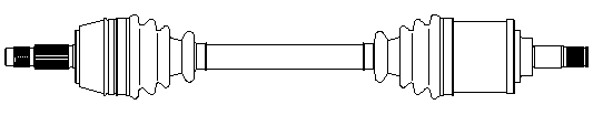 METELLI 17-0220 hajtótengely