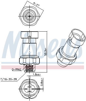 FEBI BILSTEIN 171259 Trykkbryter, klimaanlegg