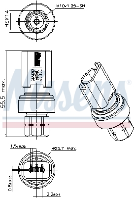 NISSENS 301102 ** FIRST FIT...