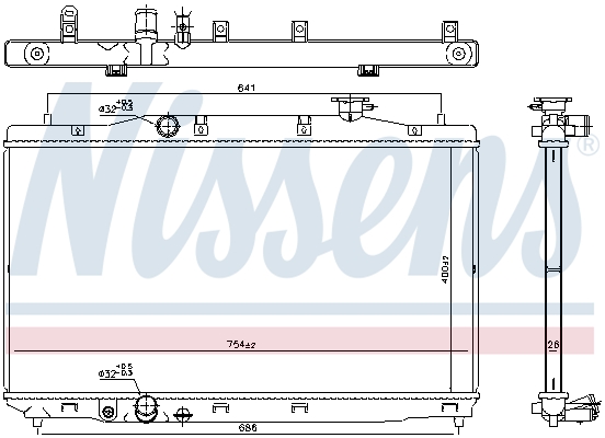 NISSENS 606294 Radiateur,...