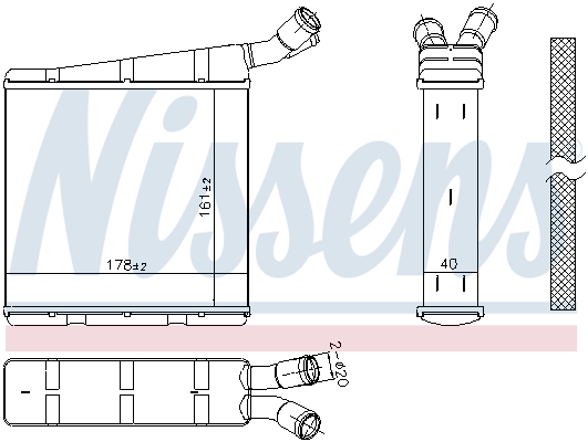 NISSENS 606334 Radiatore,...