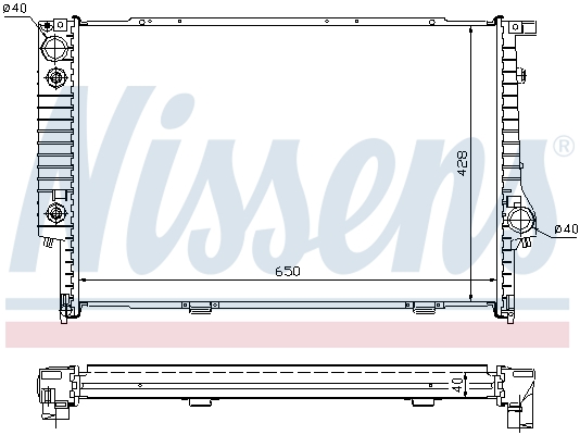 NISSENS 60694A Radiatore, Raffreddamento motore