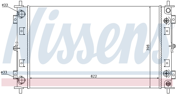 NISSENS 60981A Radiatore, Raffreddamento motore