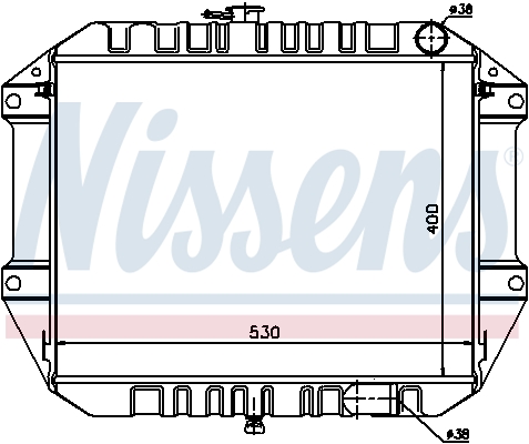 NISSENS 61761 Radiatore, Raffreddamento motore