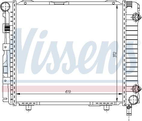 NISSENS 62556 Radiatore, Raffreddamento motore