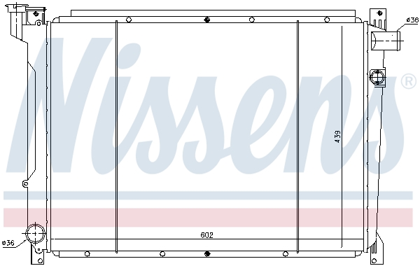 NISSENS 62941 Radiatore, Raffreddamento motore