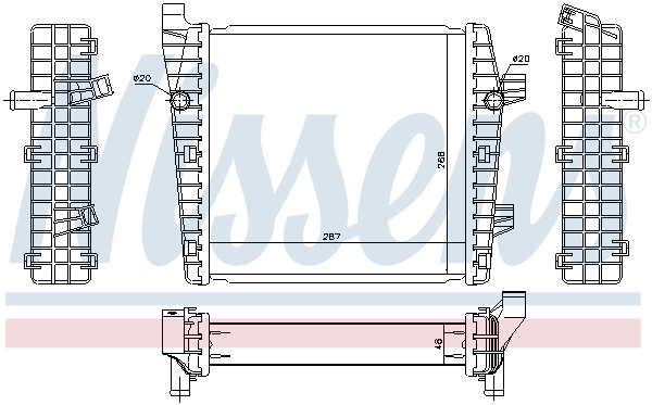 NISSENS 65320 Radiateur,...