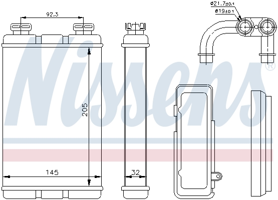 NISSENS 70520 Scambiatore calore, Riscaldamento abitacolo-Scambiatore calore, Riscaldamento abitacolo-Ricambi Euro