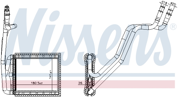 NISSENS 707226 Scambiatore...