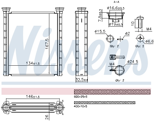 NISSENS 707280 Scambiatore...