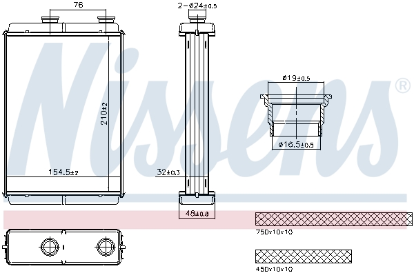 NISSENS 707285 Scambiatore...