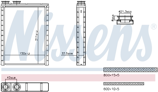 NISSENS 707286 Scambiatore...