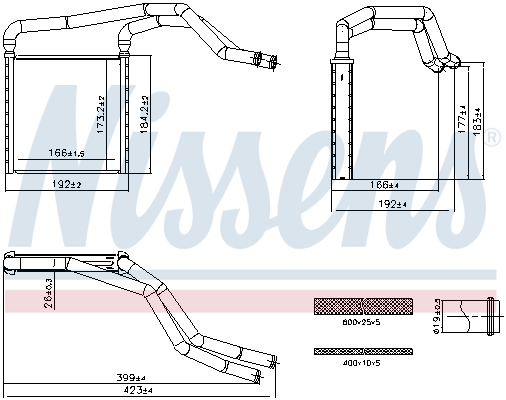 NISSENS 707298 Scambiatore...