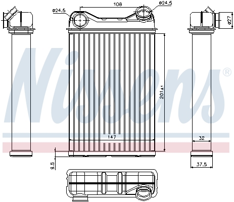 NISSENS 71445 Scambiatore...