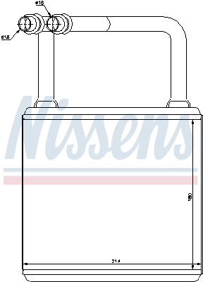 NISSENS 72029 Scambiatore calore, Riscaldamento abitacolo-Scambiatore calore, Riscaldamento abitacolo-Ricambi Euro