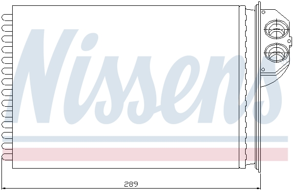 NISSENS 72943 Scambiatore calore, Riscaldamento abitacolo