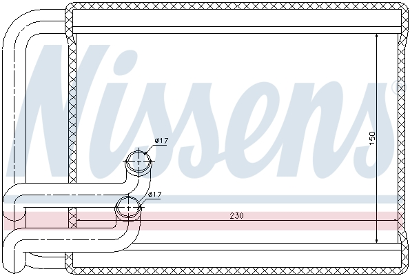 NISSENS 77533 Scambiatore calore, Riscaldamento abitacolo-Scambiatore calore, Riscaldamento abitacolo-Ricambi Euro