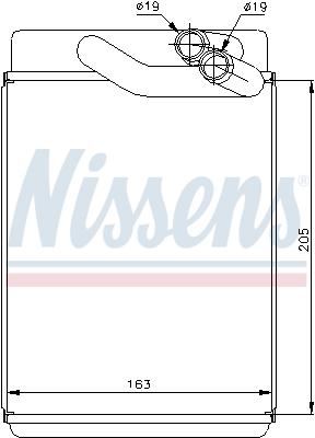 NISSENS 77616 Scambiatore calore, Riscaldamento abitacolo-Scambiatore calore, Riscaldamento abitacolo-Ricambi Euro